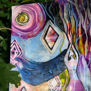 Peinture "Ondule ma fille"