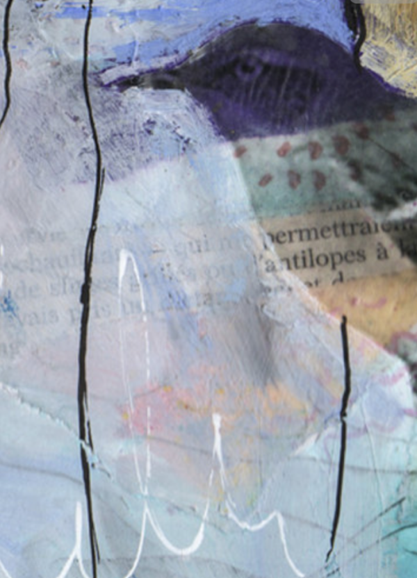 Peinture "Abstrait à l'Oiseau #1" – Image 2
