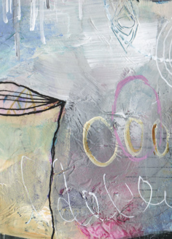 Peinture "Abstrait à l'Oiseau #1" – Image 5