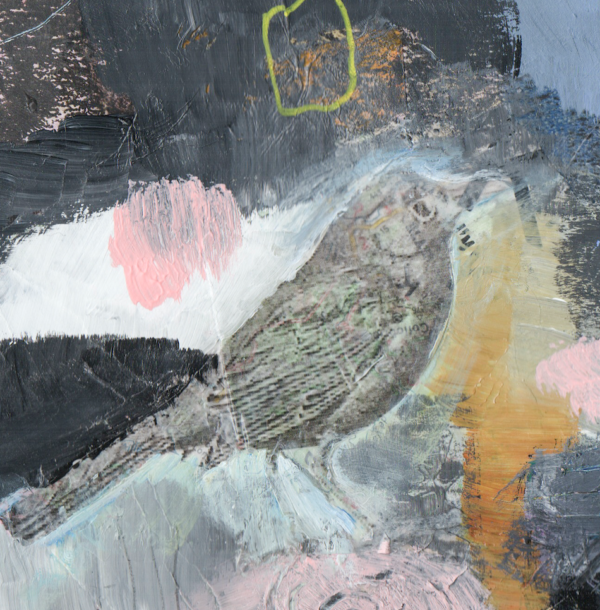 Peinture "Abstrait à l'Oiseau #4" – Image 2