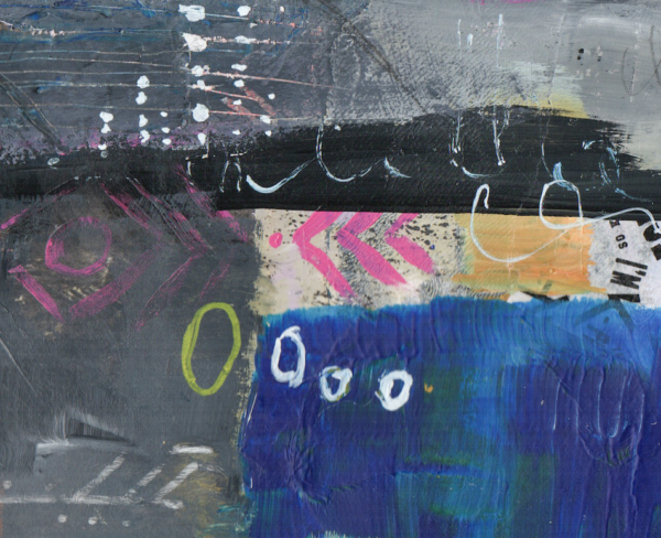 Peinture "Abstrait à l'Oiseau #4" – Image 4