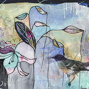 Peinture "Abstrait à l'Oiseau #1"