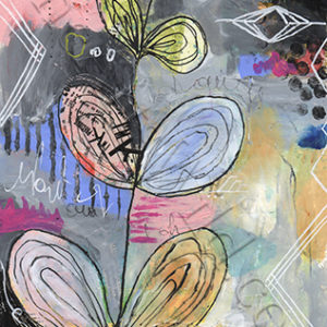 Peinture "Let's have it"